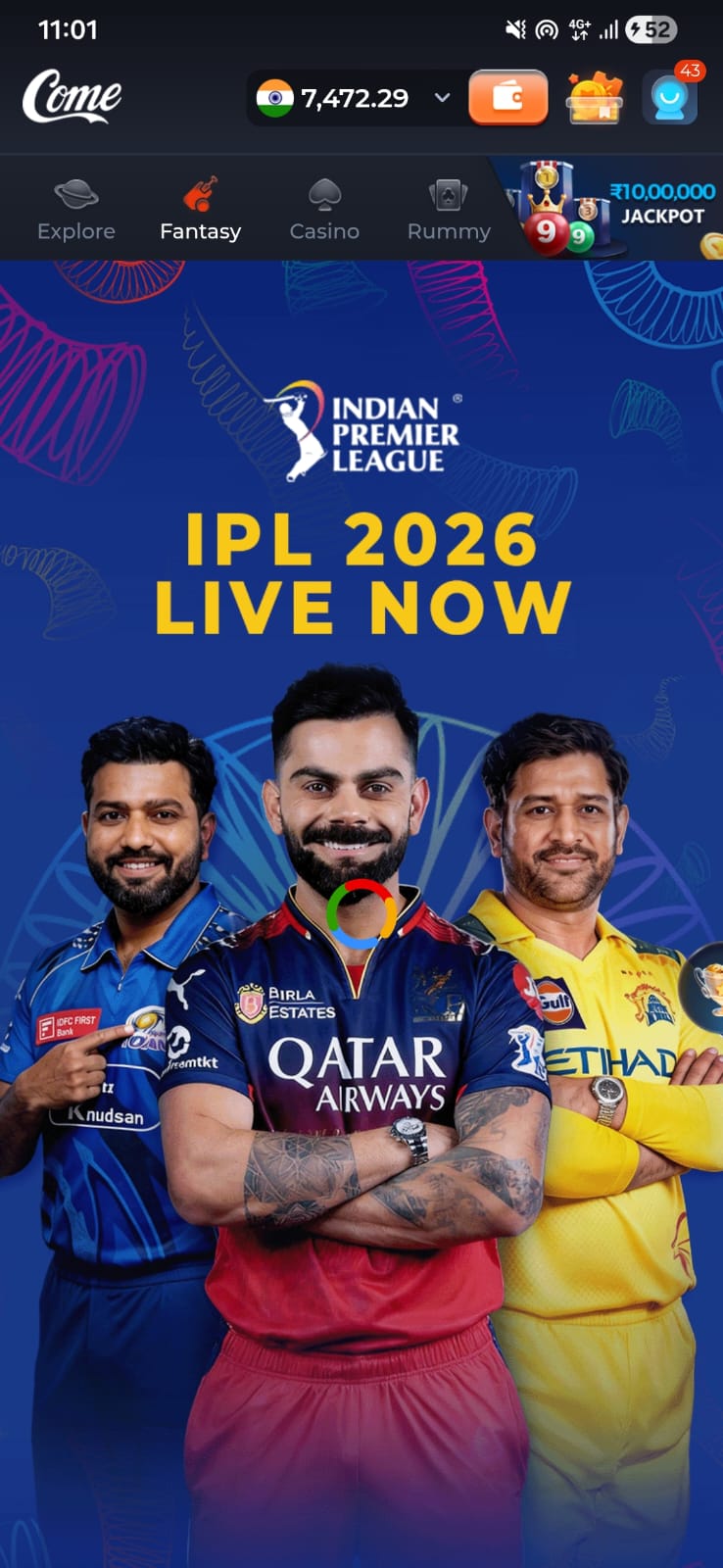 Betwin App 2026 interface showing live IPL cricket betting and user dashboard